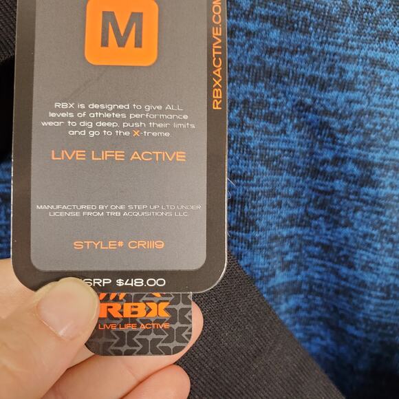 RBX Hacci Cowl Neck Cold Shoulder Pullover Size M - Picture 10 of 12